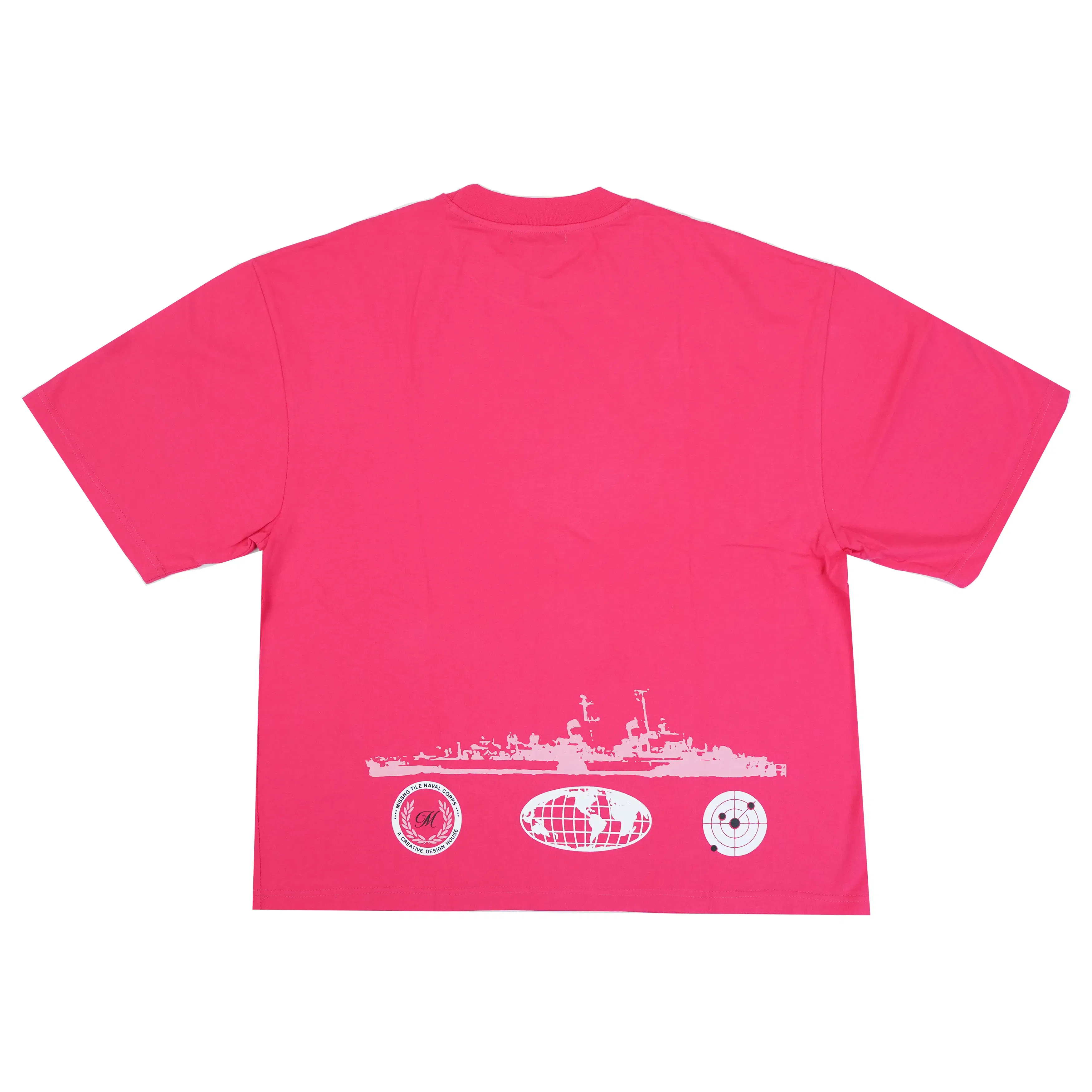 NAVAL CORPS T-Shirt - FUCHSIA PINK