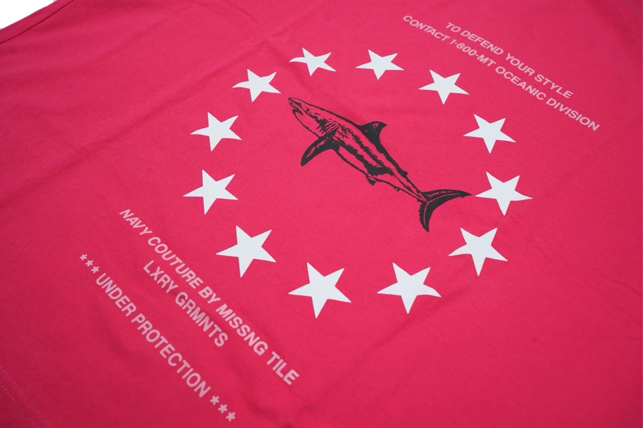 NAVAL CORPS T-Shirt - FUCHSIA PINK