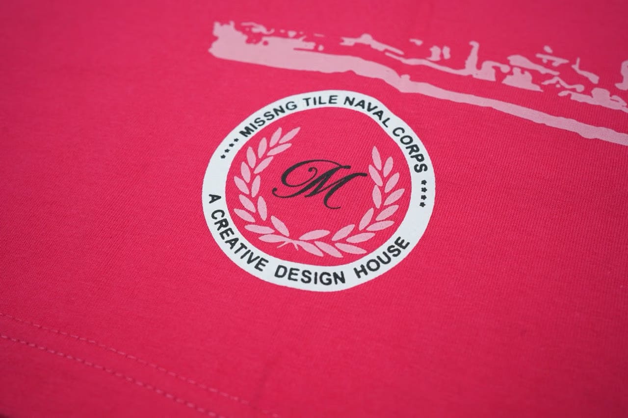NAVAL CORPS T-Shirt - FUCHSIA PINK