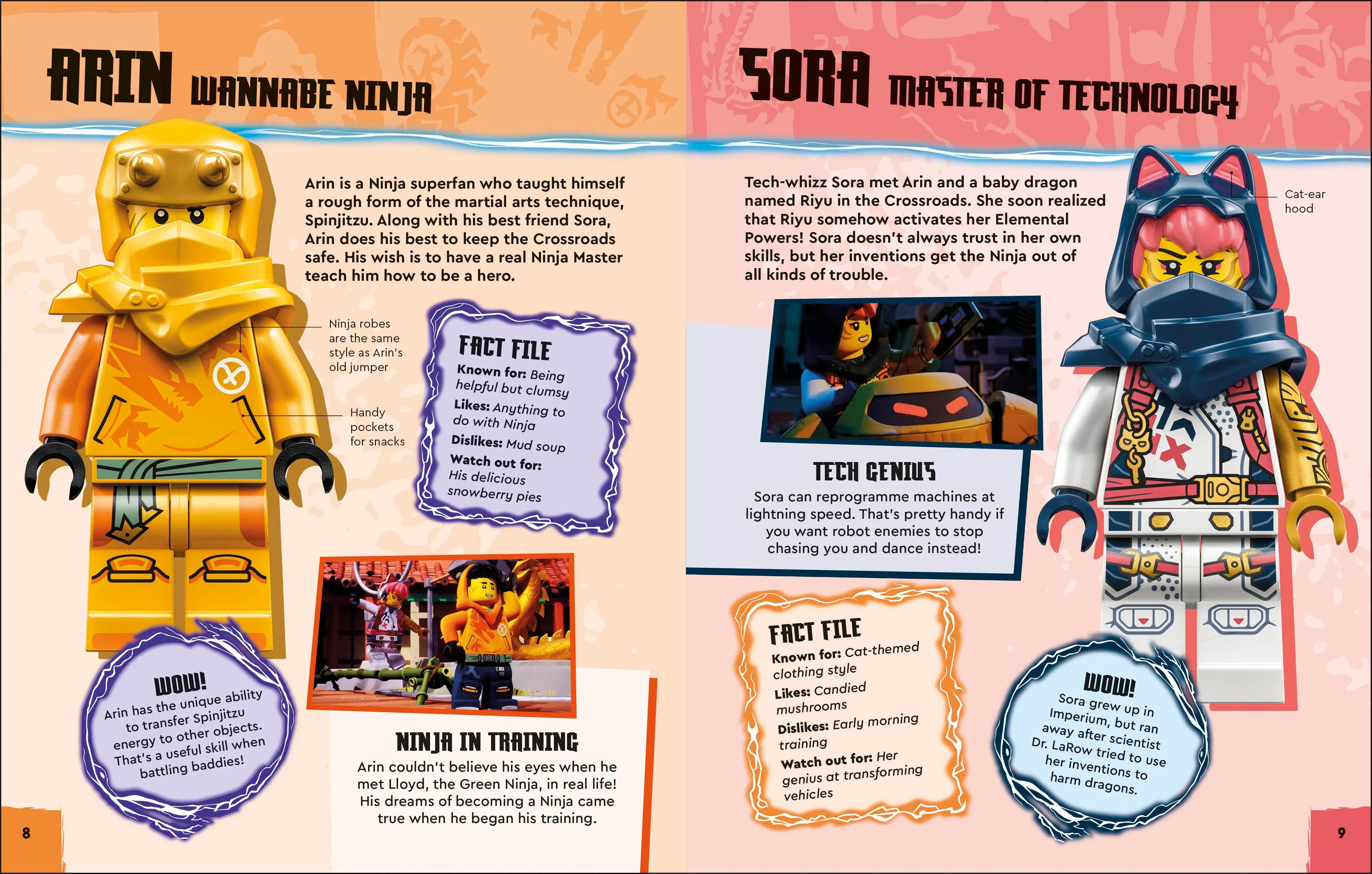 Lego LEGO NINJAGO Dragons Rising Character Guide Book