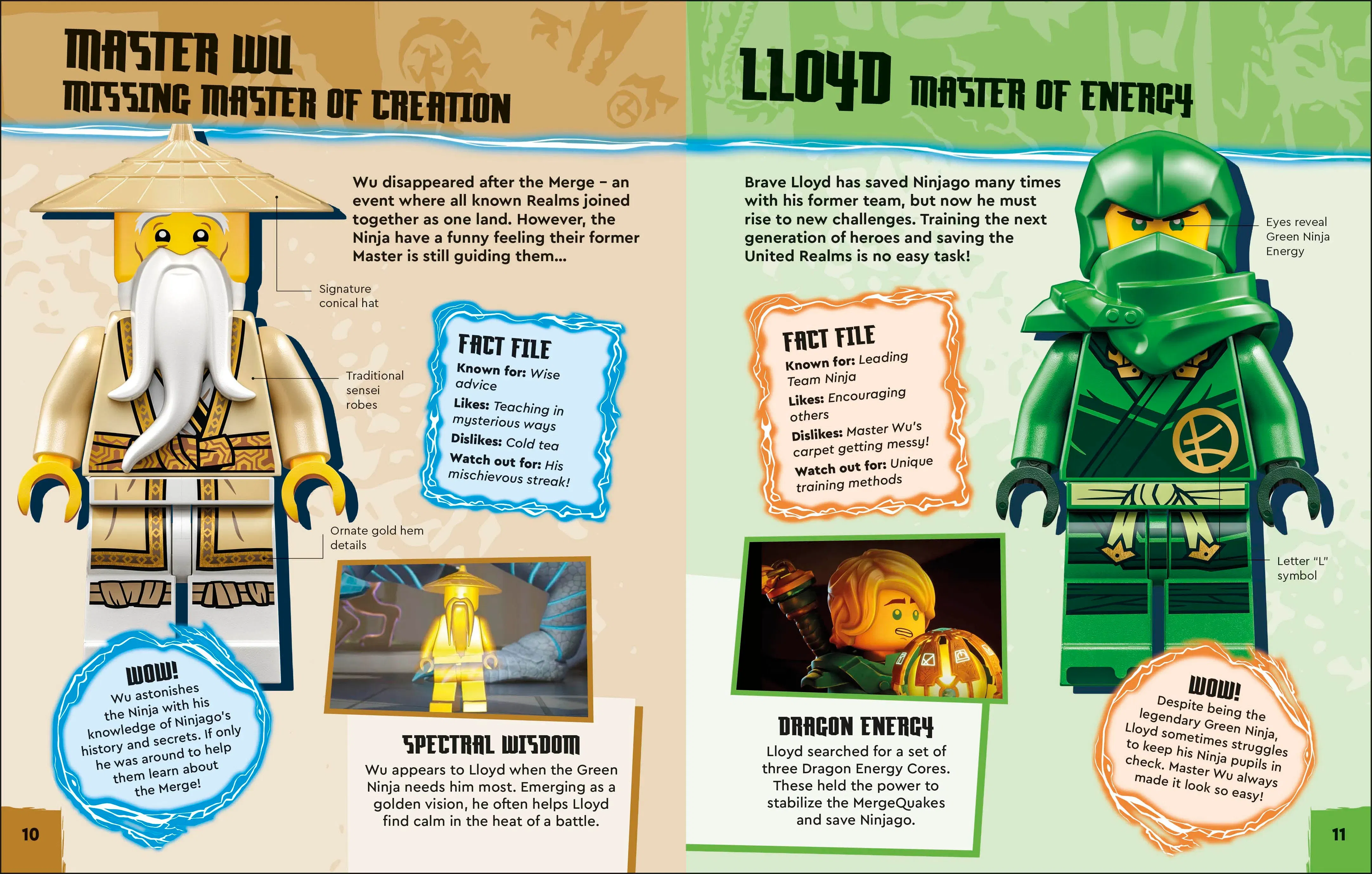 Lego LEGO NINJAGO Dragons Rising Character Guide Book