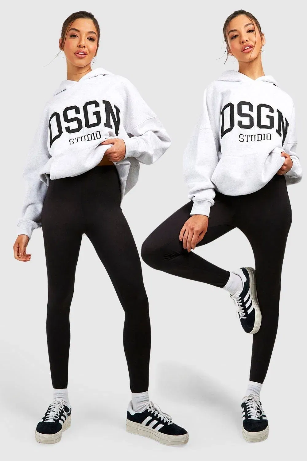 Basics 2 Pack High Waisted Core Jersey Leggings