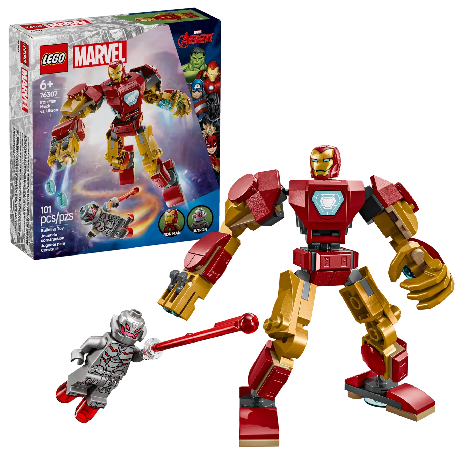 Lego Iron Man Mech vs Ultron
