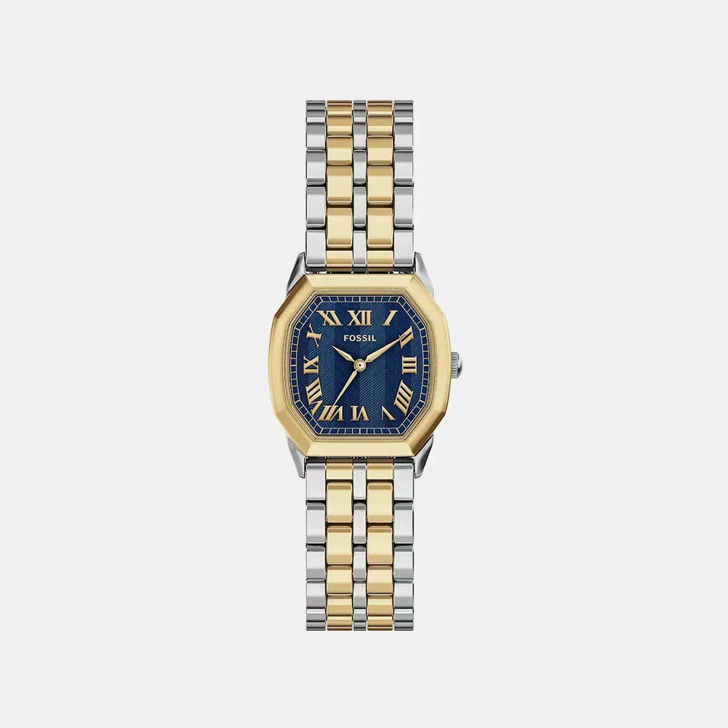 Fossil Women Quartz Blue Dial Analog Stainless Steel Watch Es5480