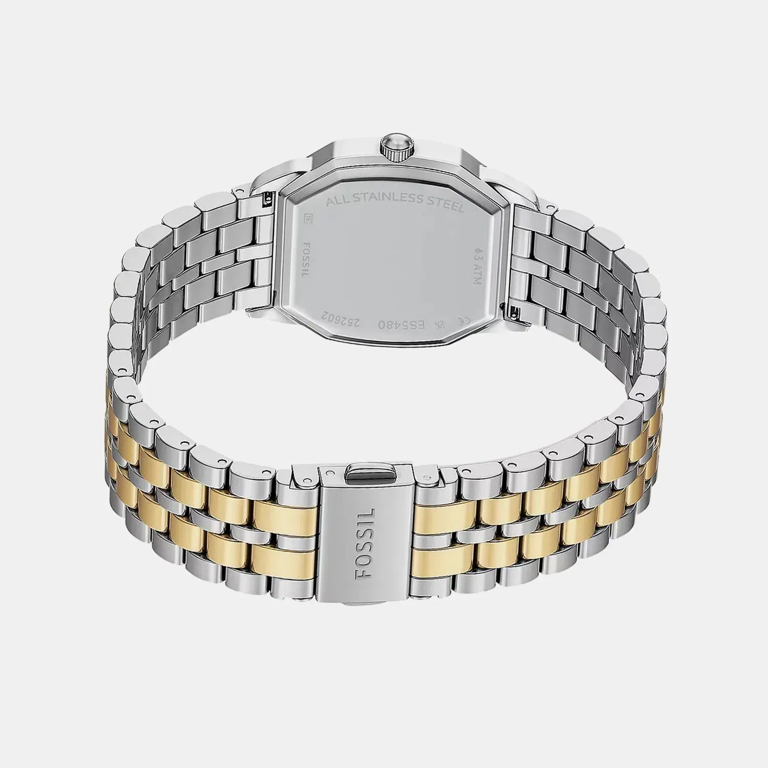Fossil Women Quartz Blue Dial Analog Stainless Steel Watch Es5480