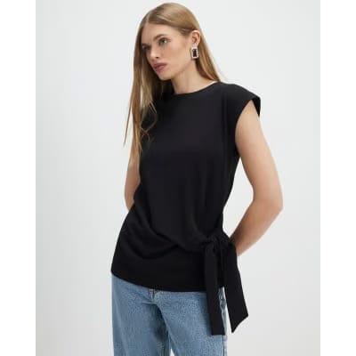 Black Tie Side Top