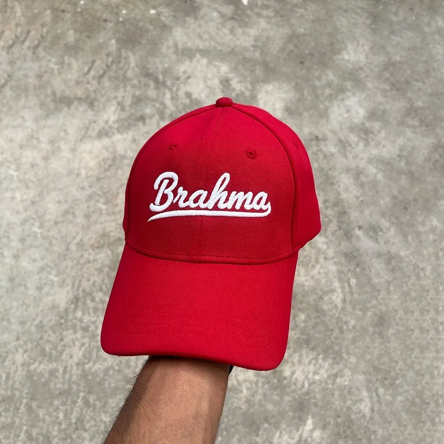 Brahma Varsity // Cherry Red Baseball Cap