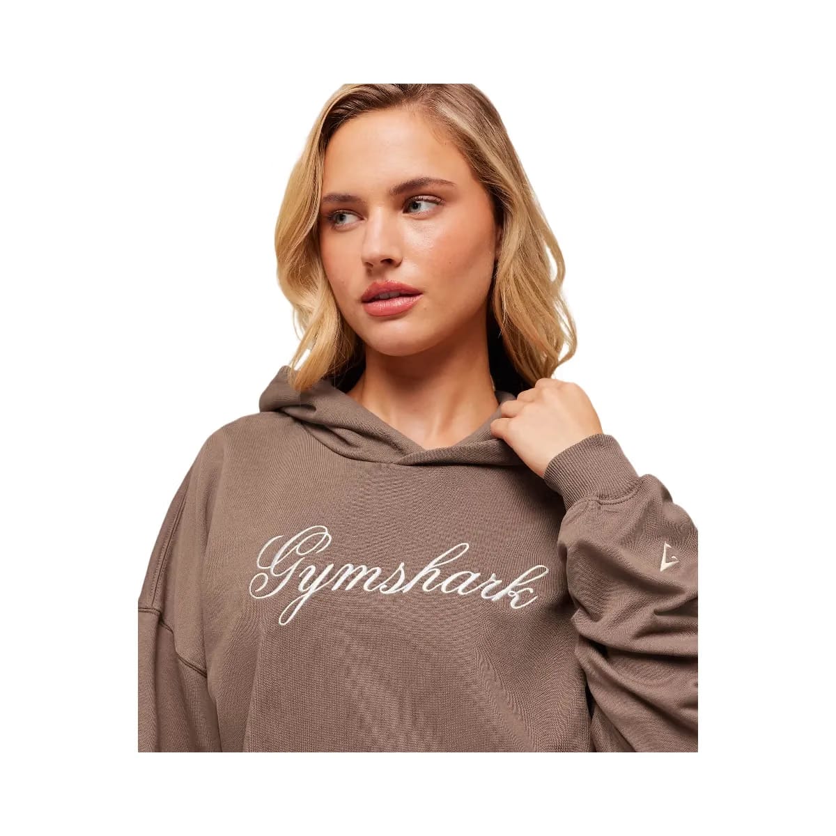 Gymshark All Seasons Graphic Hoodie - Soft Brown