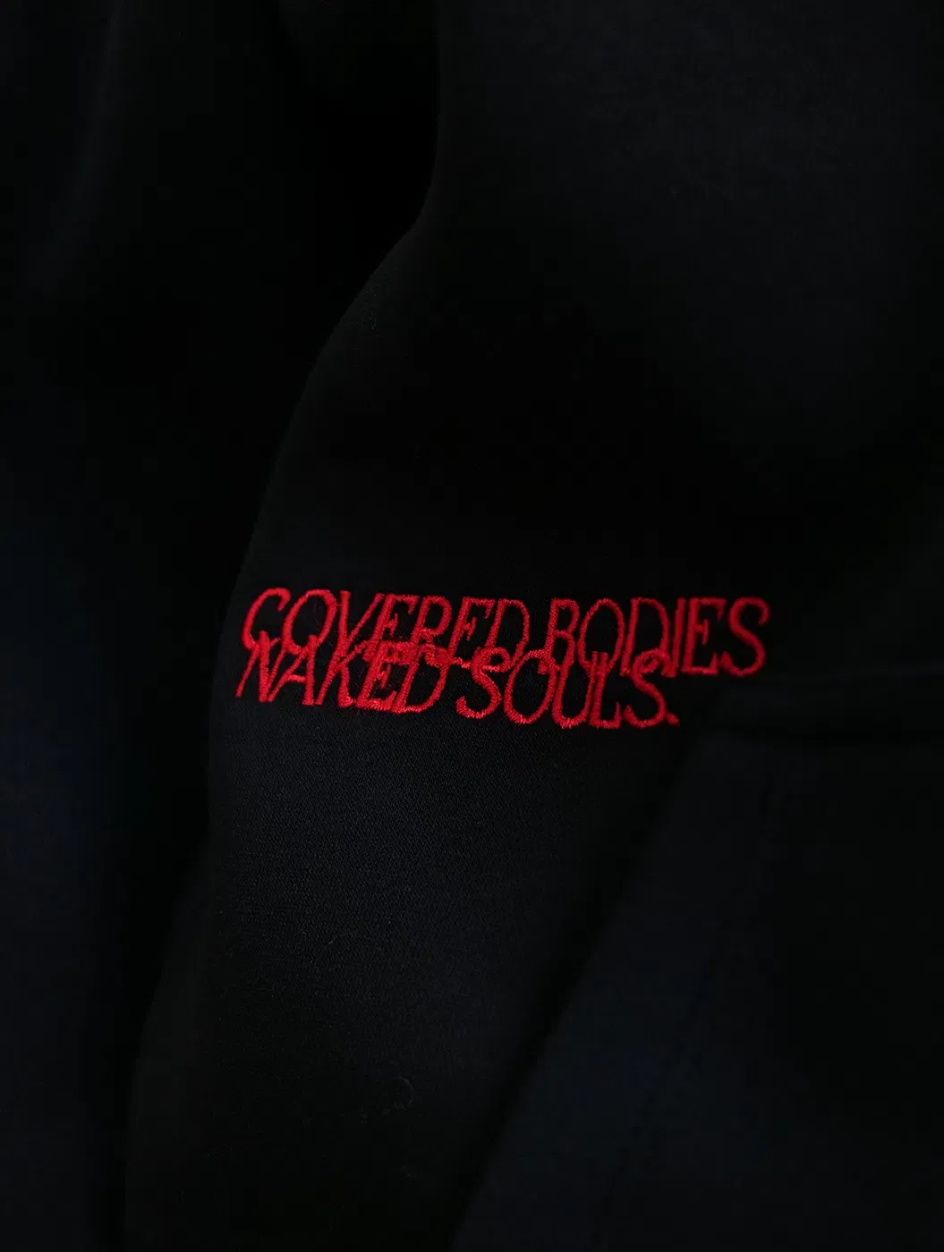 Lawless - Cropped Black Graphic Printed Drop Shoulder Oversized Hoodie