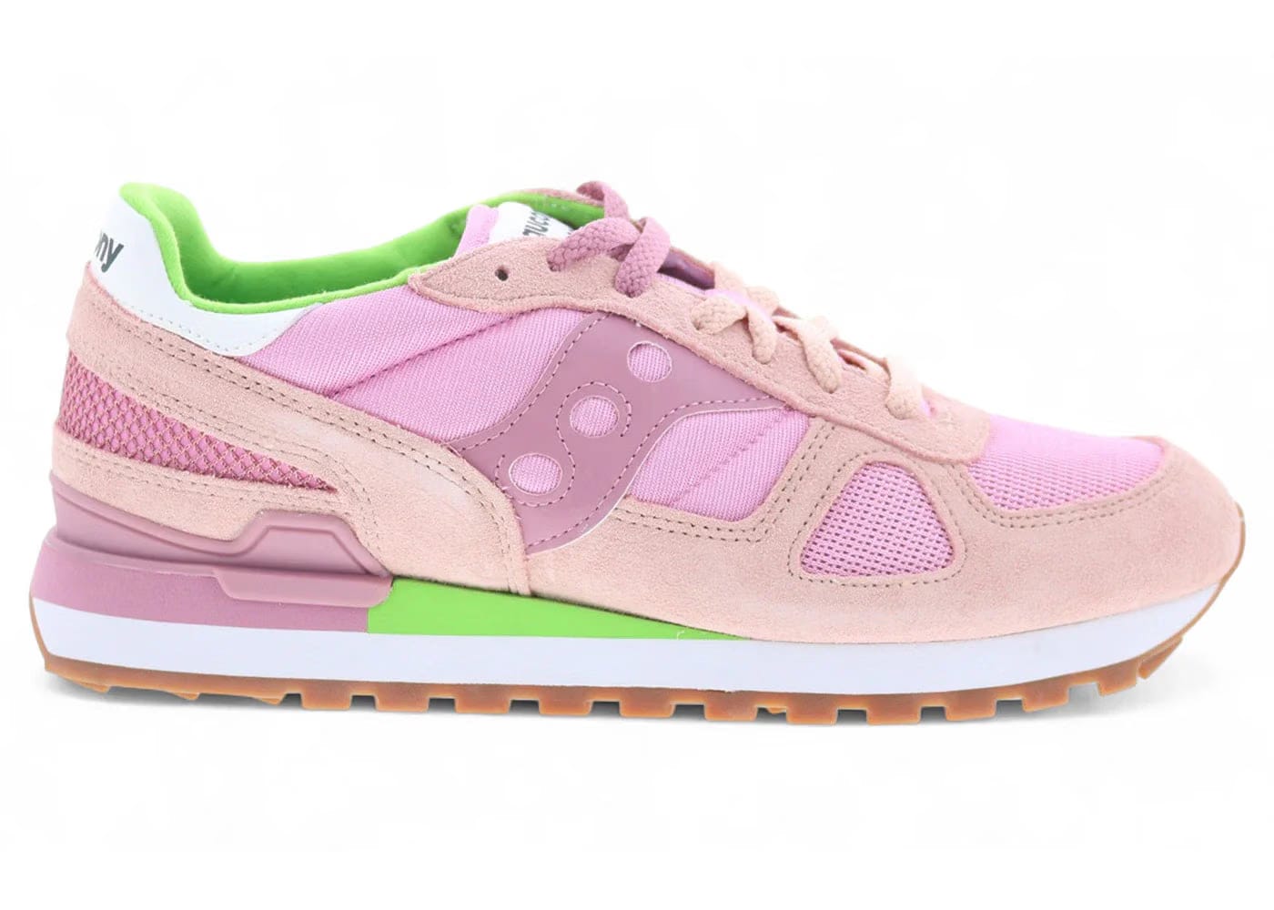 Saucony Shadow Original Peach White Neon Womens