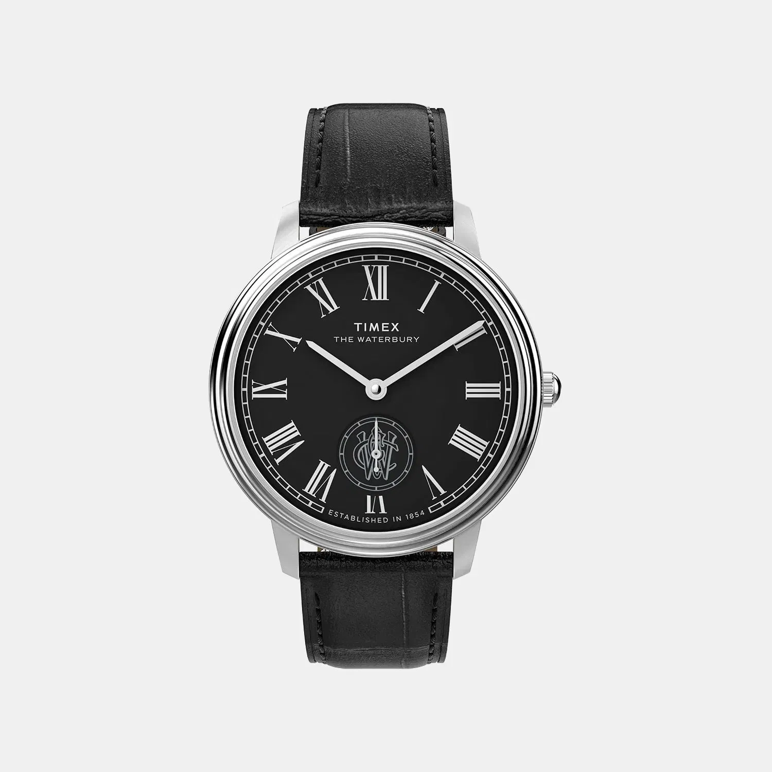 Timex Men Quartz Black Dial Analog Leather Watch Tw2Y23200Uj