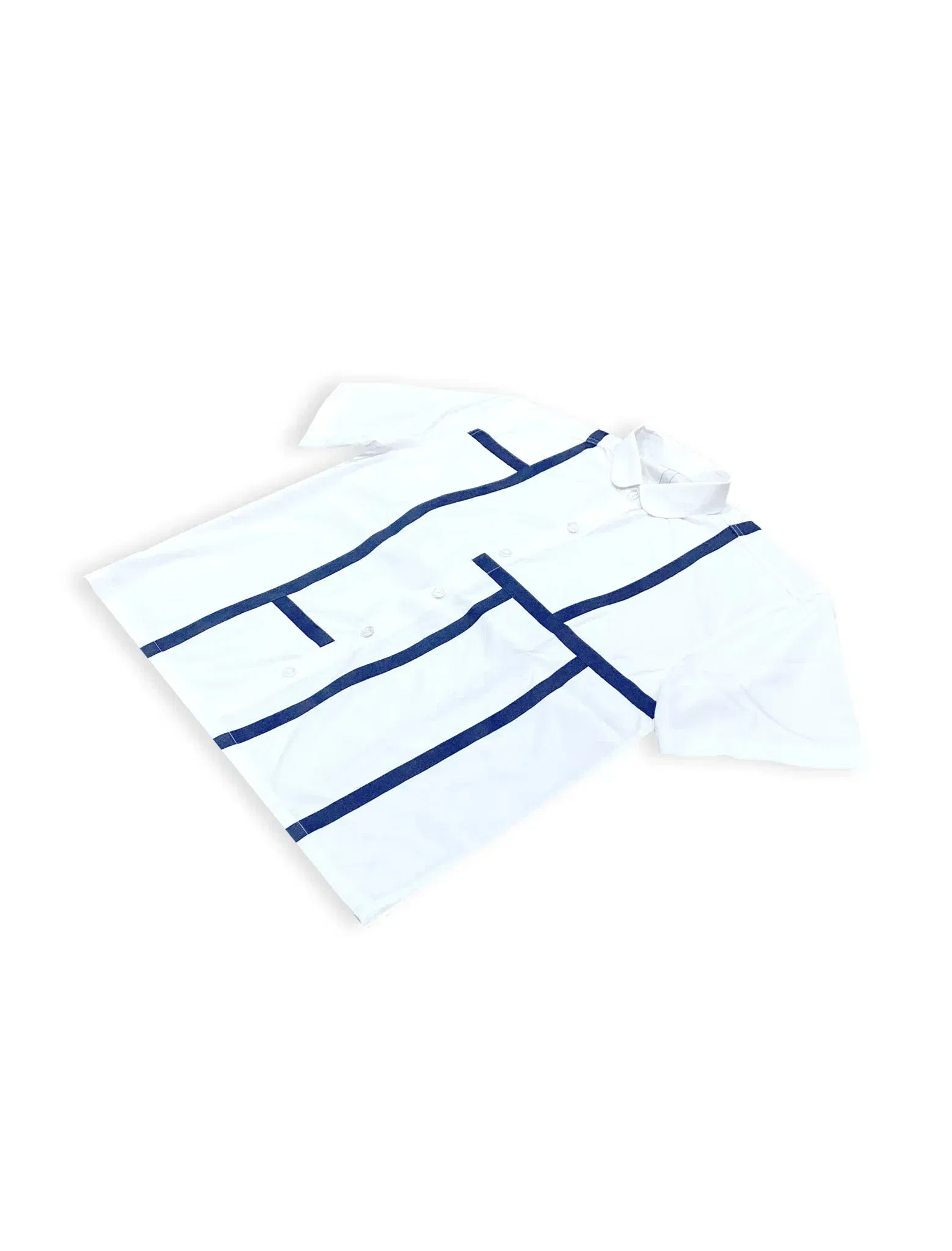 SERENITY PANEL SHIRT IN WHITE
