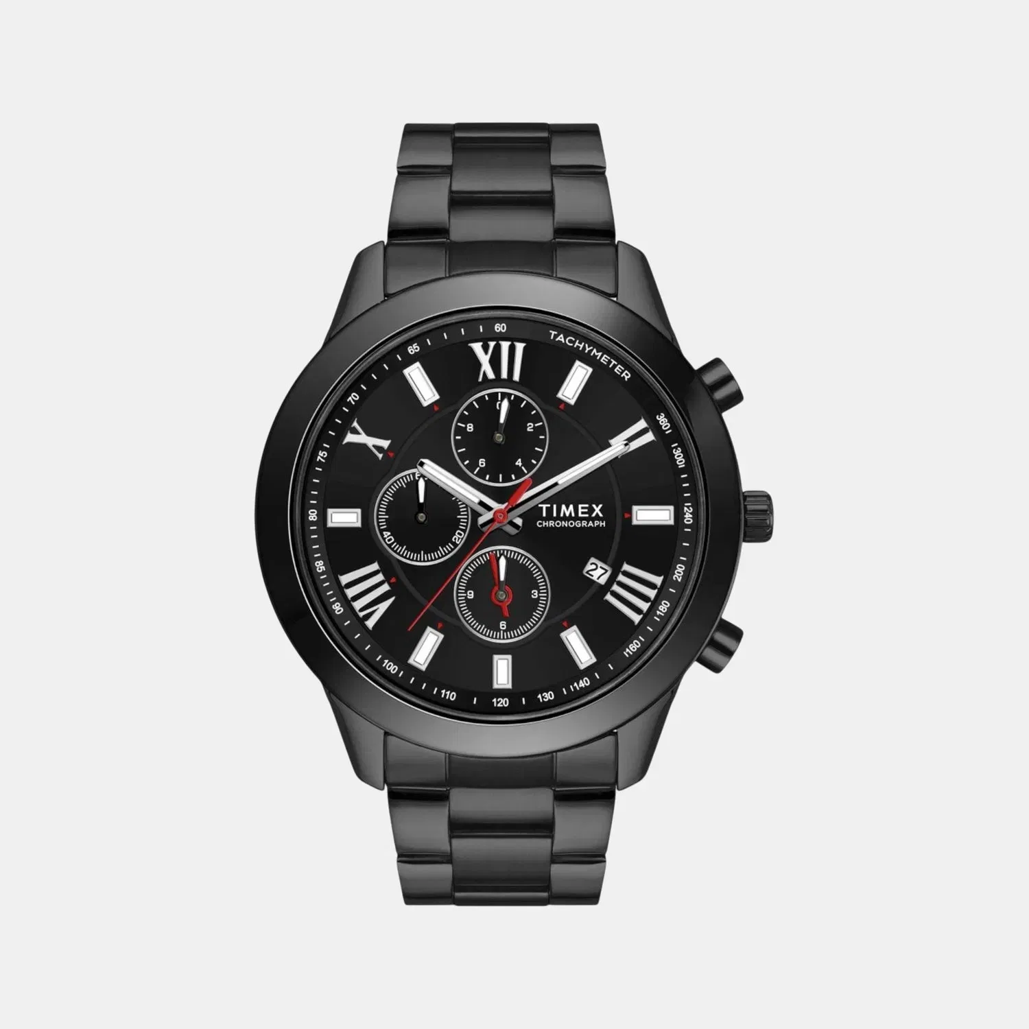 Timex Trendline Men Quartz Dial Chronograph Stainless Steel Watch Tweg18518
