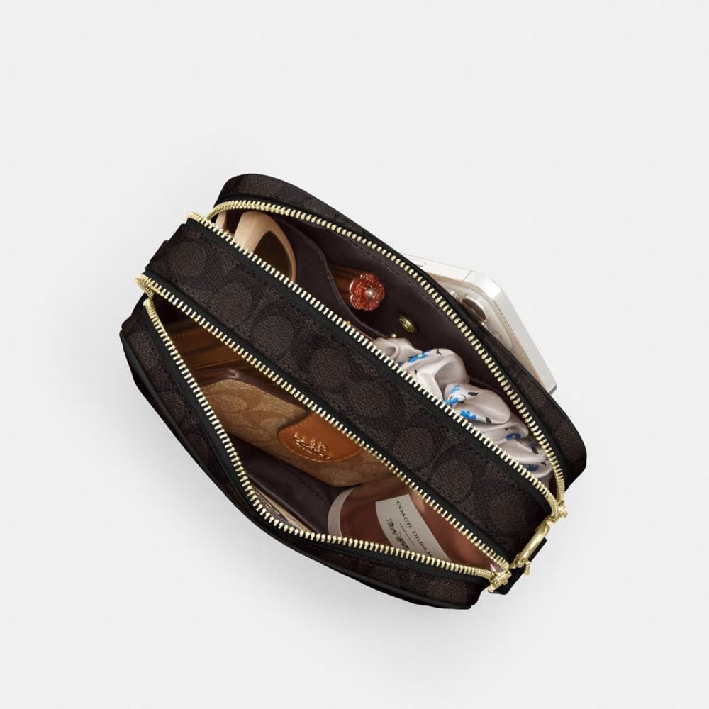 Carey Crossbody Bag In Signature Canvas