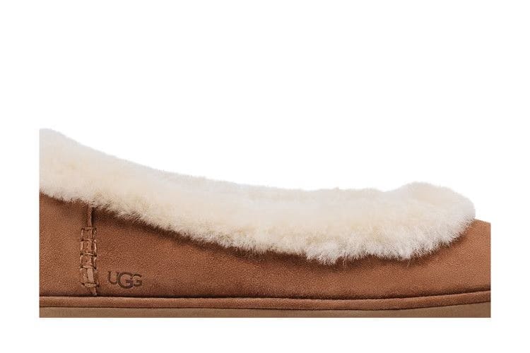 Ugg Zora Ballet Flat Chestnut Womens