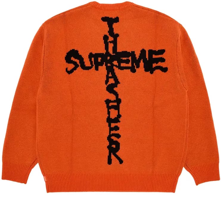 Supreme X Thrasher Sweater Orange