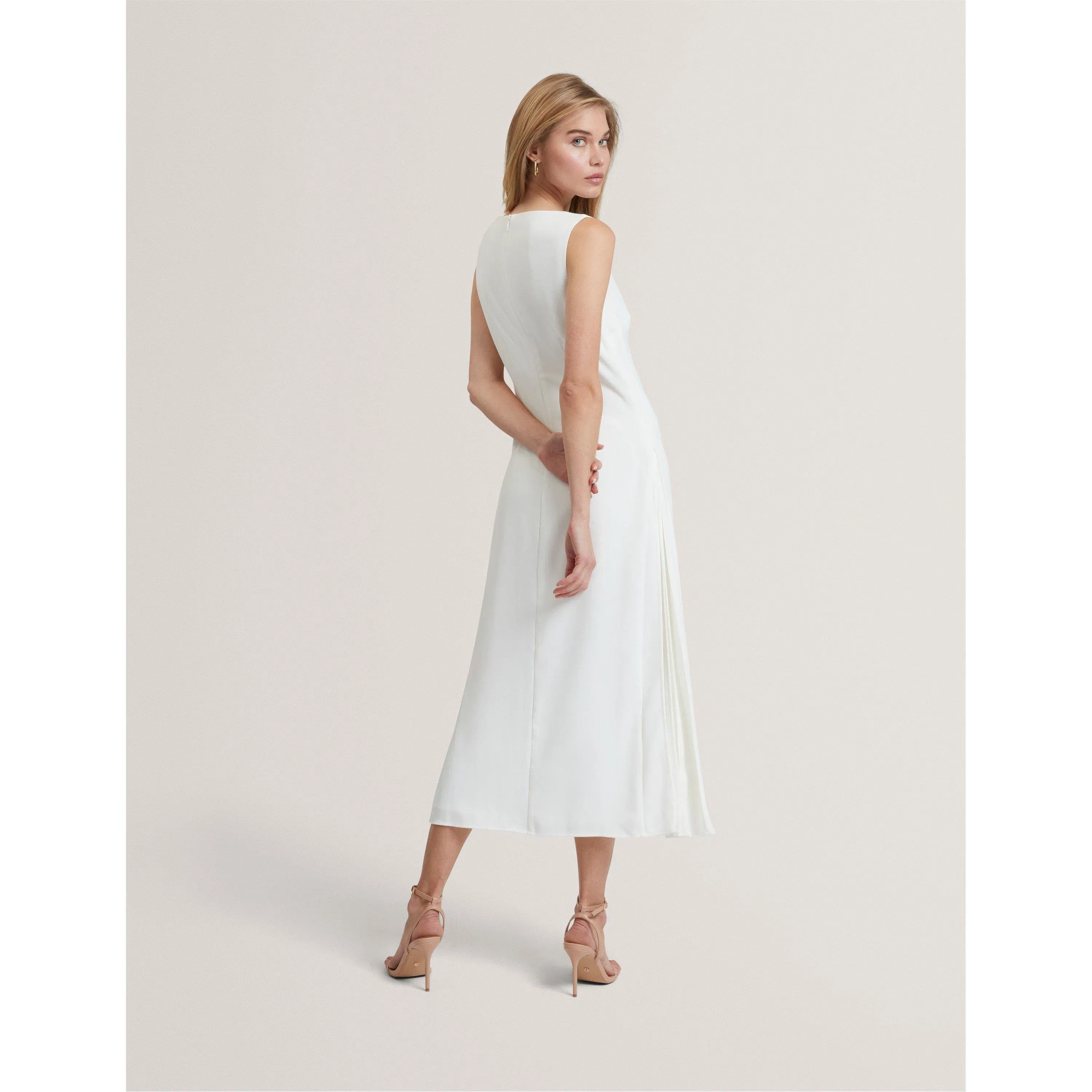Sleeveless Midi Tea Dress