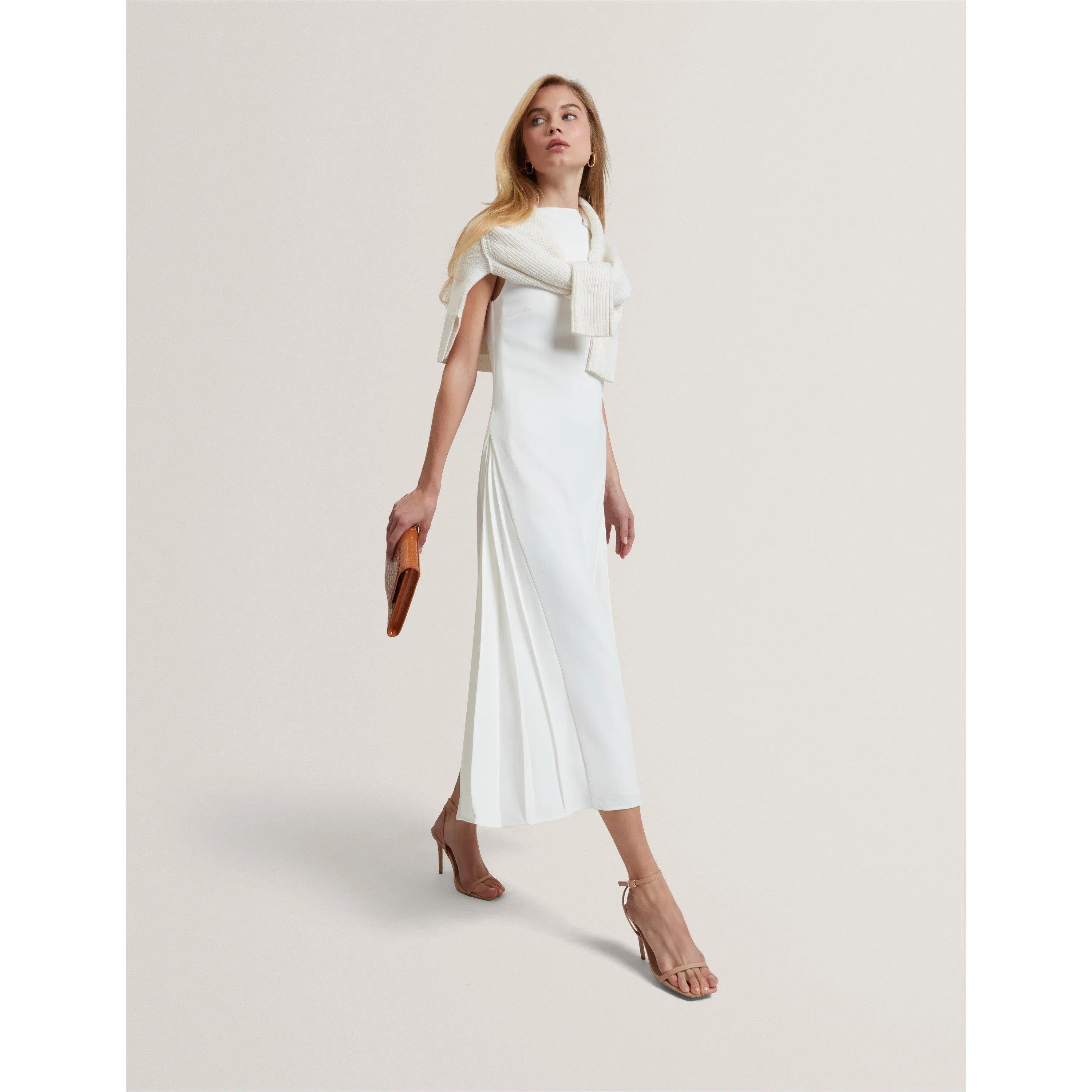 Sleeveless Midi Tea Dress