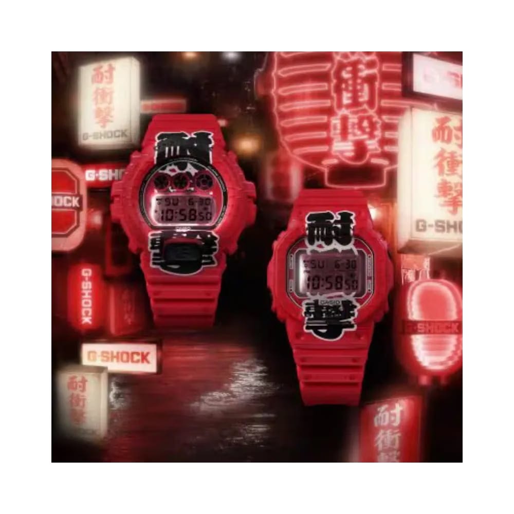 G-Shock Digital Red Lantern Series DW-6900AKA-4