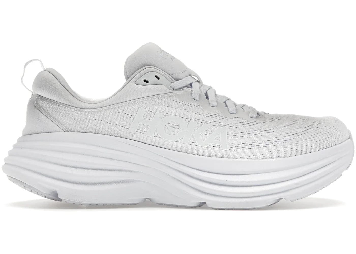 Hoka One One Bondi 8 Triple White