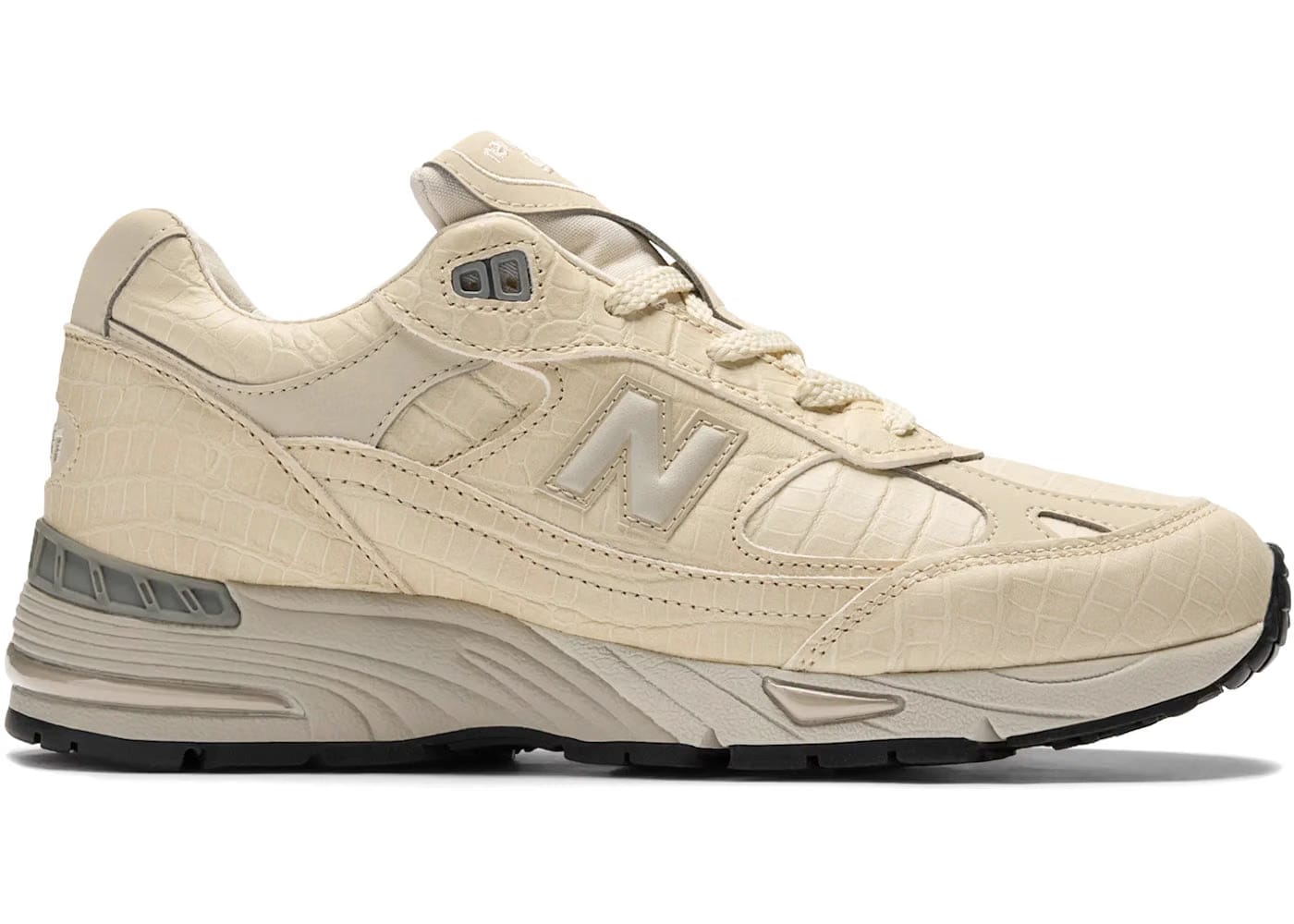 New Balance 991 Miuk Oyster Grey Crocodile Womens