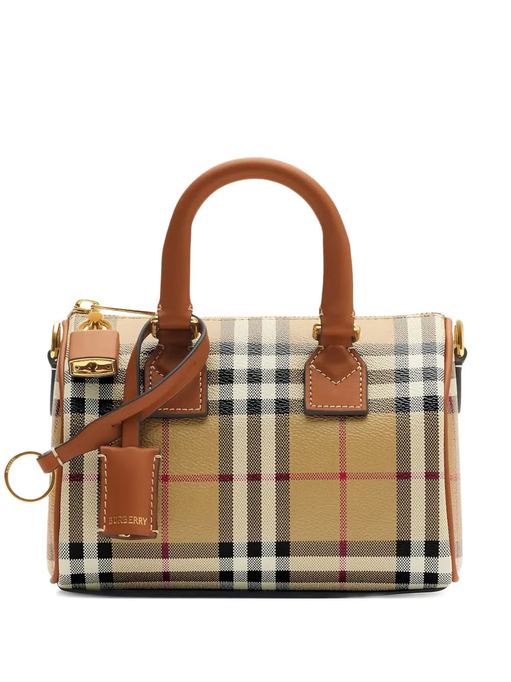 mini checked mini bag