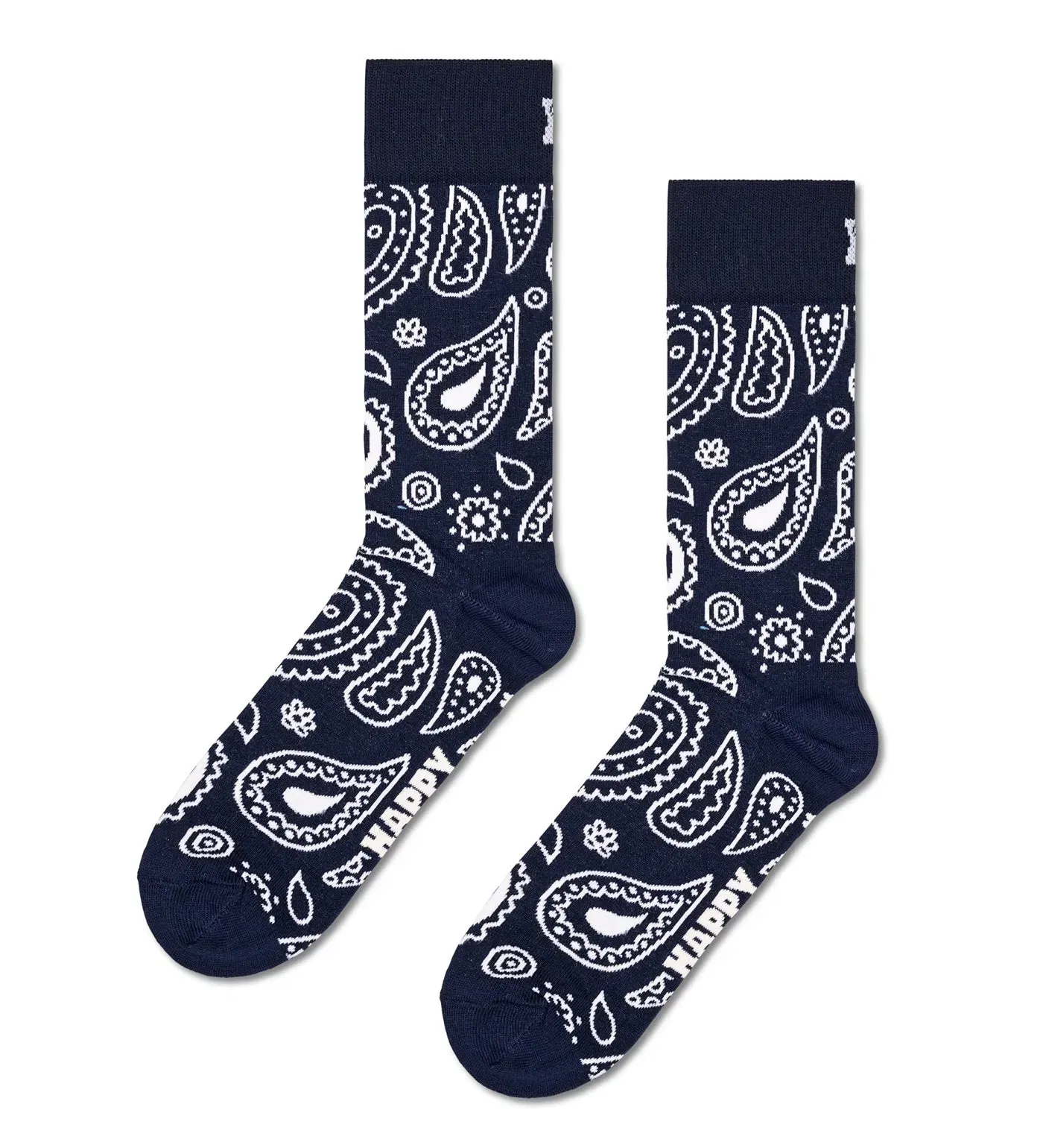 Happy Socks Unisex 4-Pack Moody Blues Crew Length Socks Gift Set for Women and Men