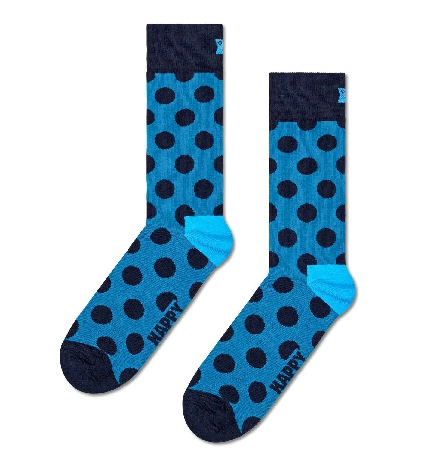 Happy Socks Unisex 4-Pack Moody Blues Crew Length Socks Gift Set for Women and Men