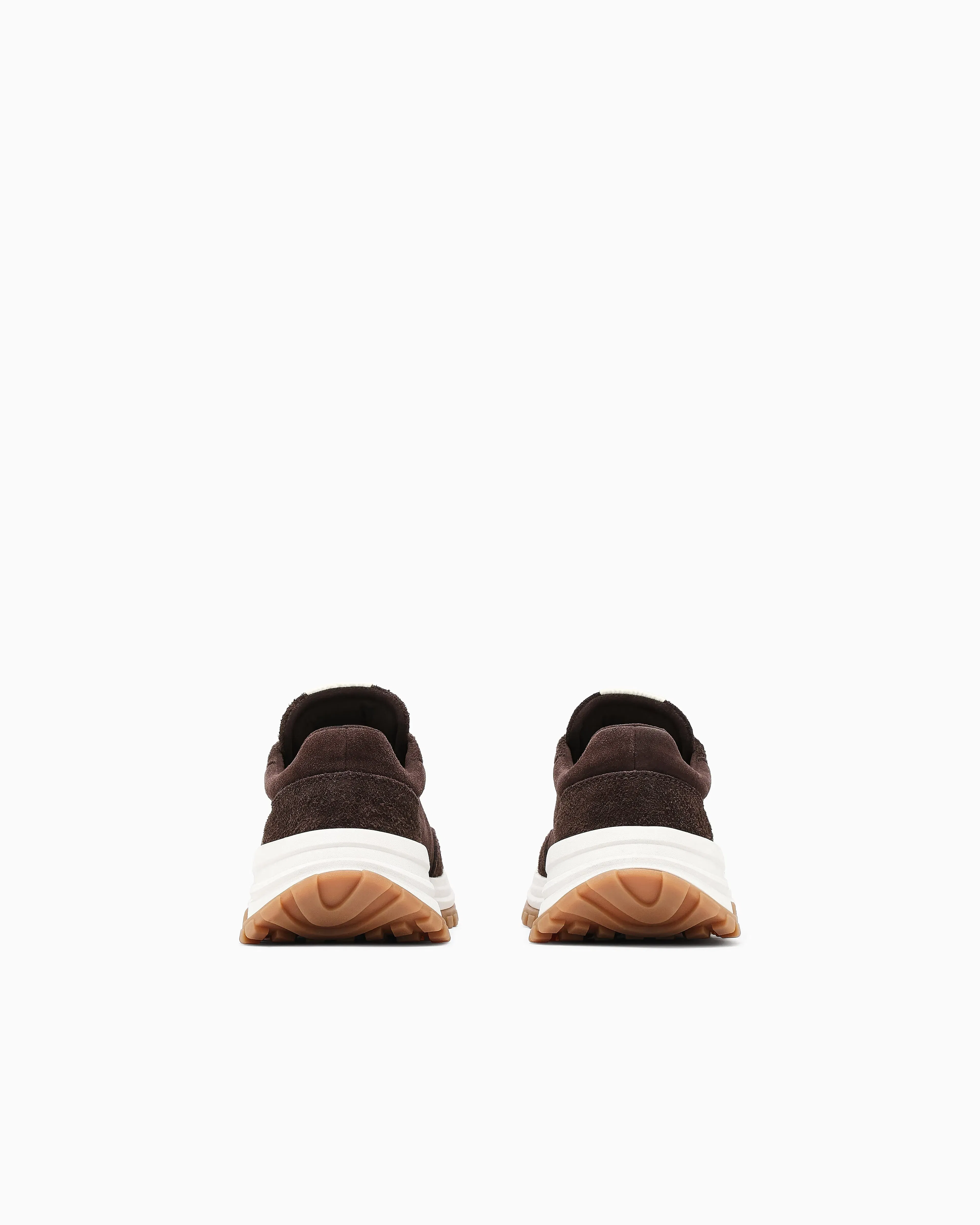 Emporio Armani Eagle Club Capsule Collection Suede Sneakers Brown