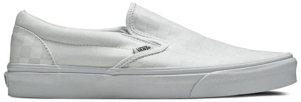 Vans Classic Slip-On Checkerboard True White