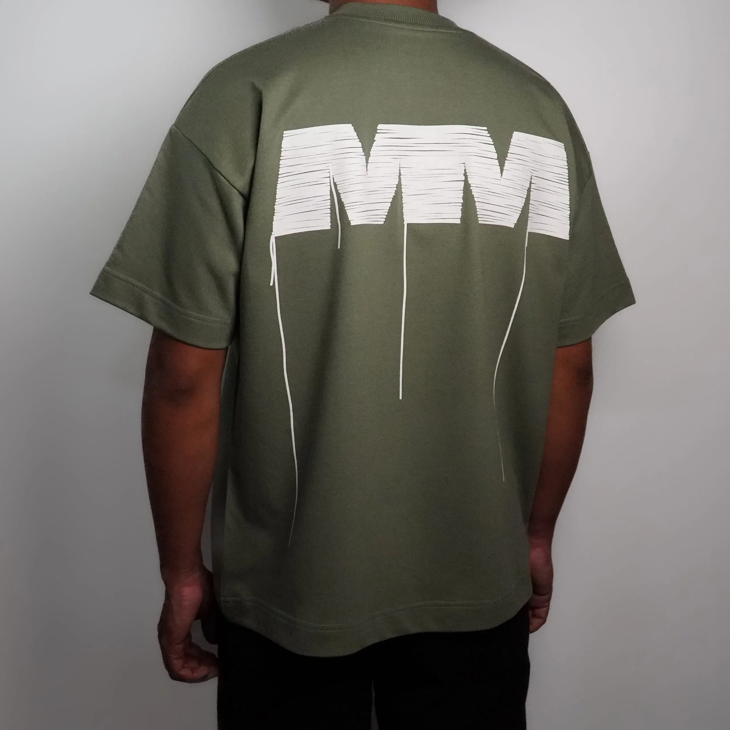 THREAD LOGO T-SHIRT (SAGE GREEN)
