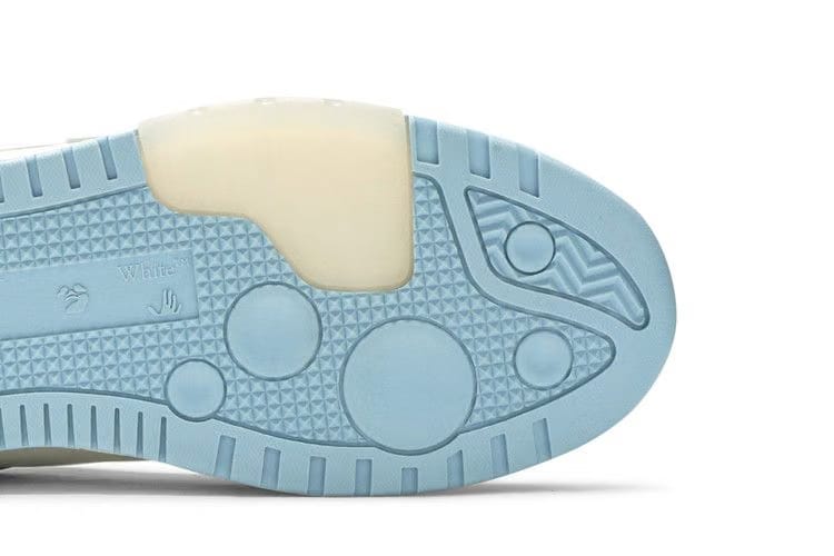 OFF-WHITE OOO Low Out Of Office Suede White Blue