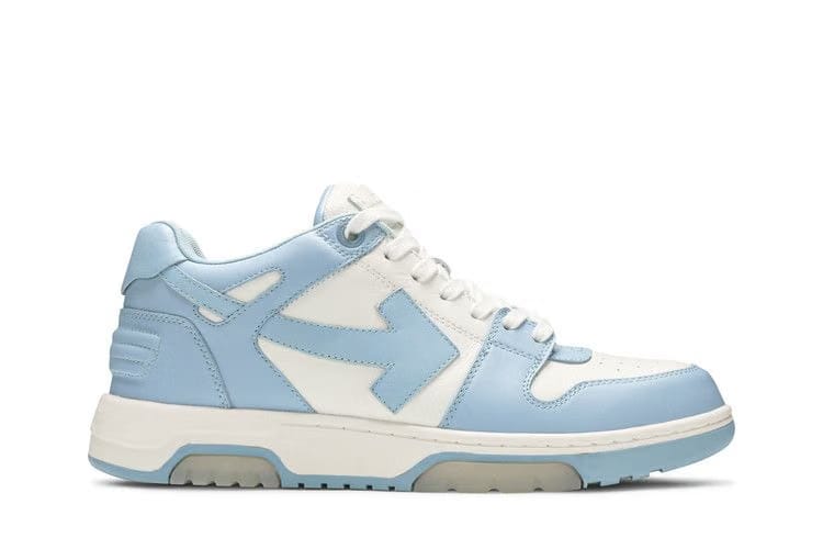OFF-WHITE OOO Low Out Of Office Suede White Blue