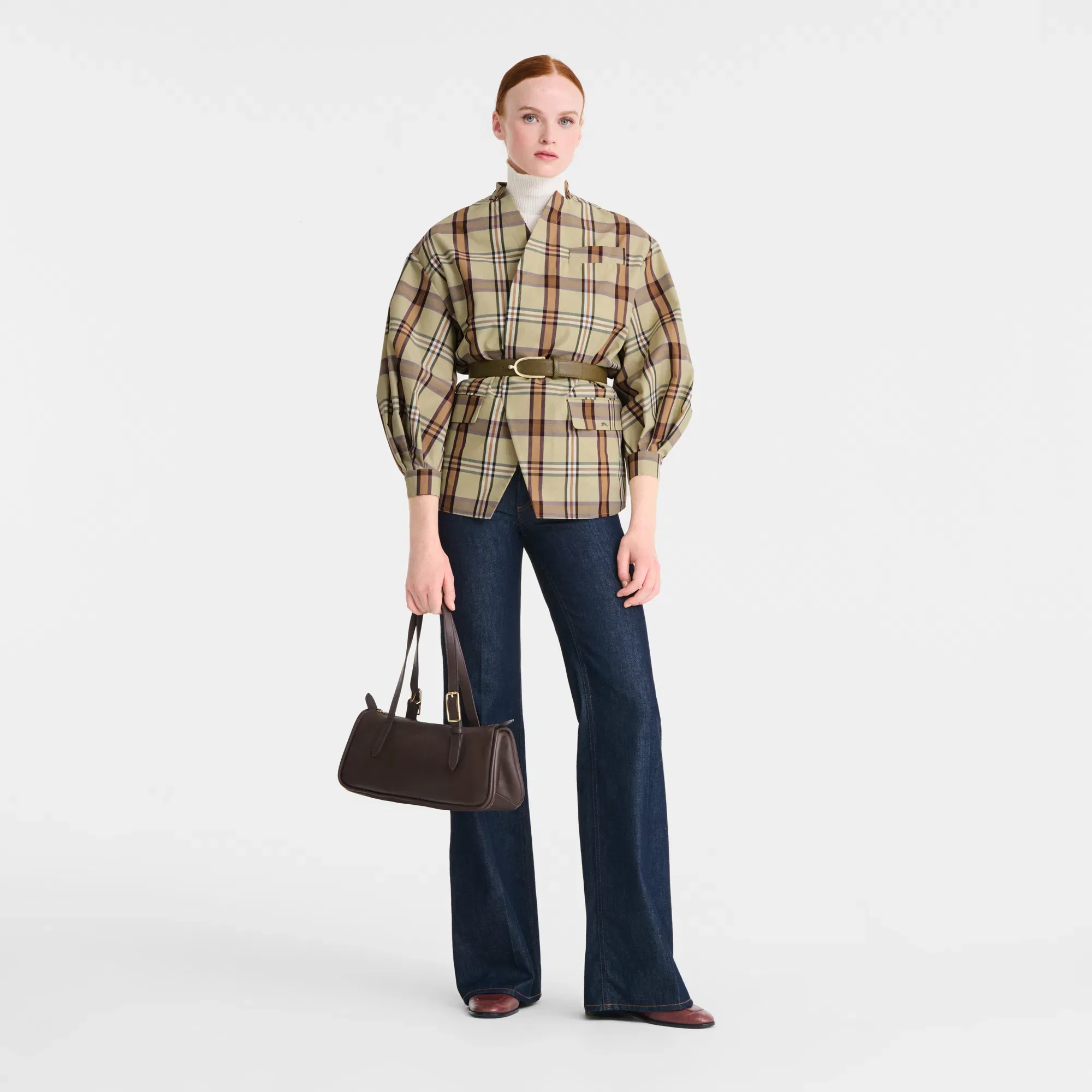 Longchamp Looong Shoulder bag Mocha