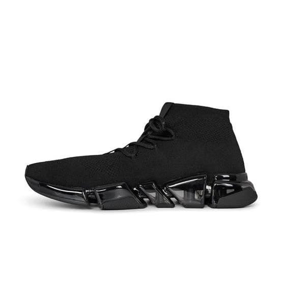 Balenciaga Speed 2.0 Clear Sole Lace-Up Sneakers
