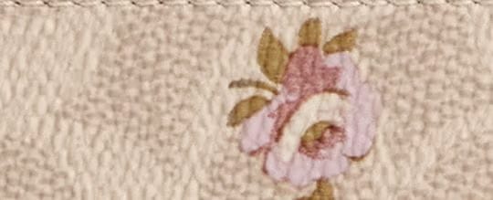 Zip Card Case In Signature Canvas With Floral Print
