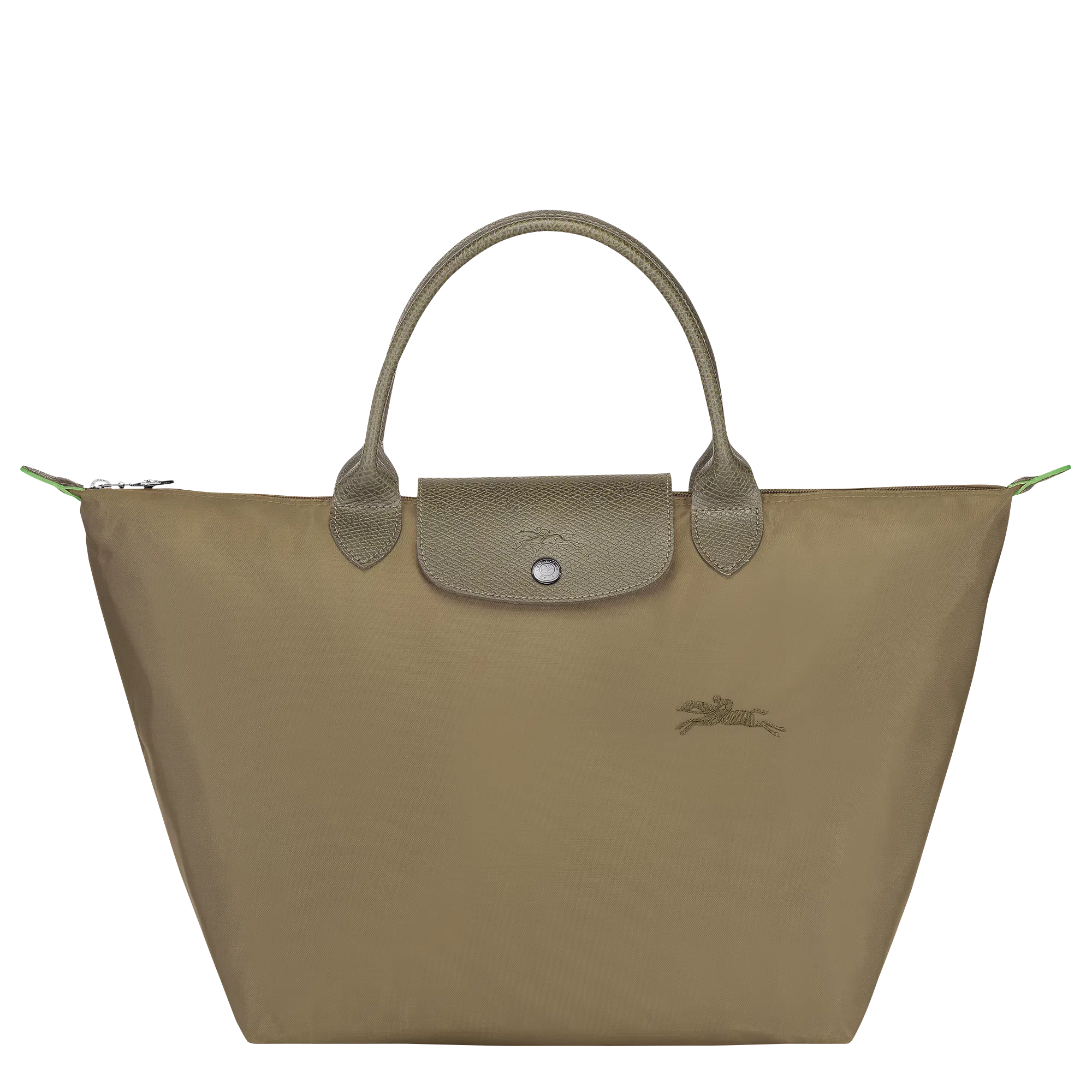Longchamp Le Pliage Green M Handbag Artichoke