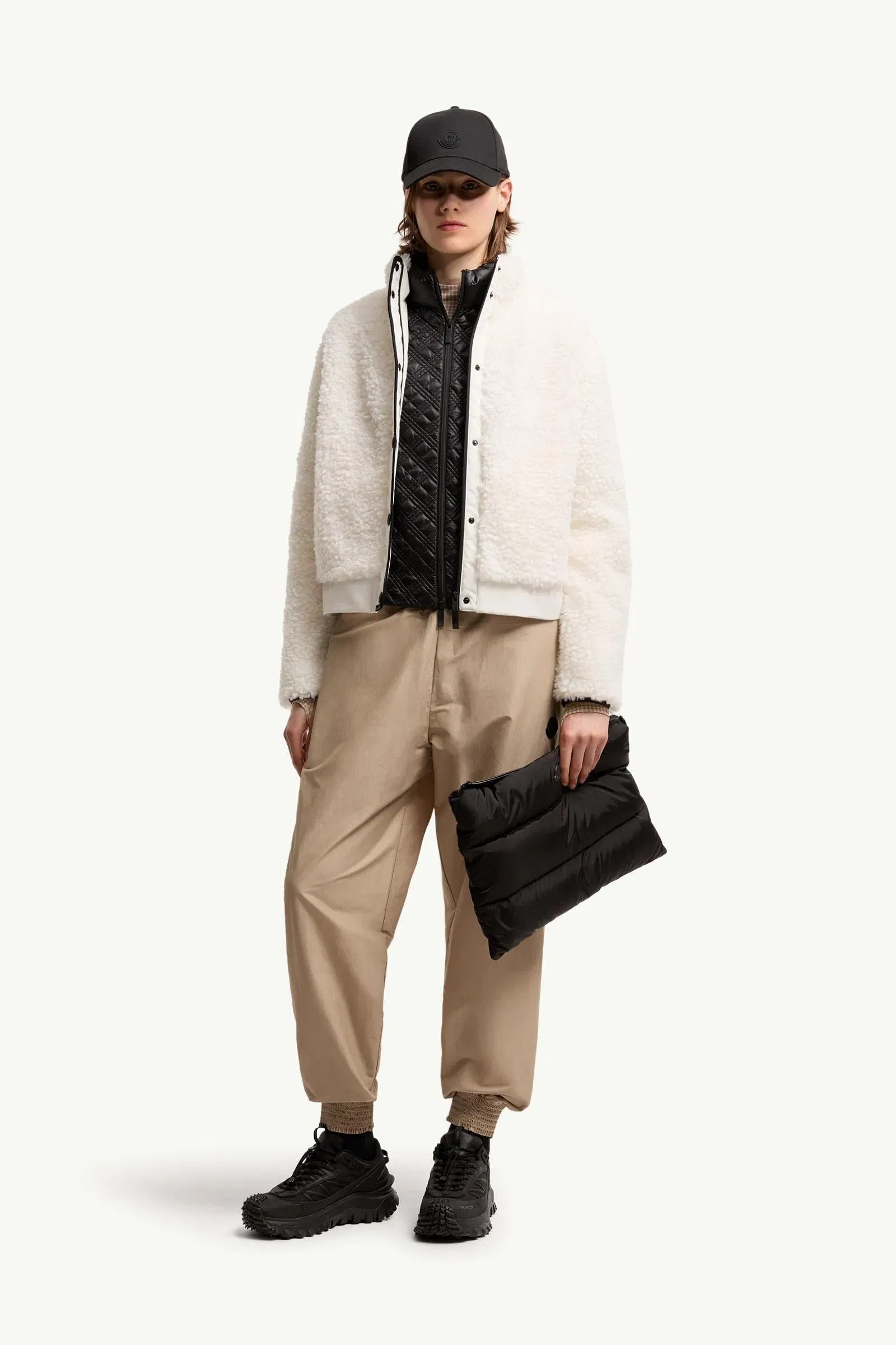 Moncler Diamond-Quilted Padded Cardigan White White