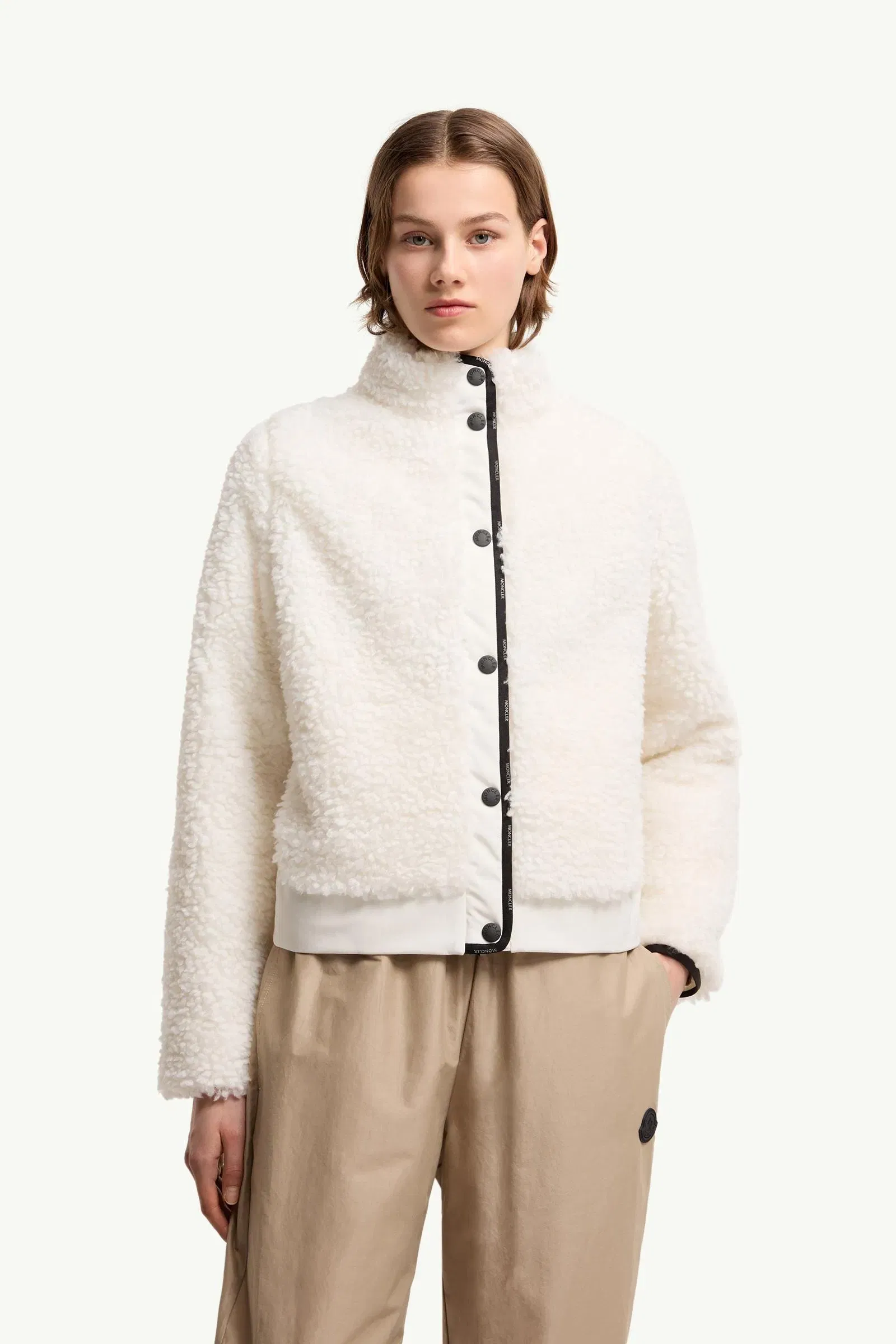 Moncler Diamond-Quilted Padded Cardigan White White