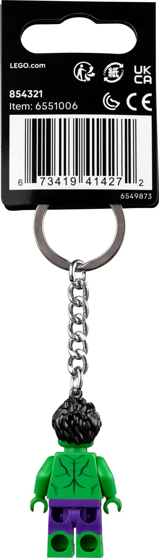 Lego The Hulk Key Chain