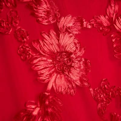Red Sleeveless Cornelli Maxi Dress