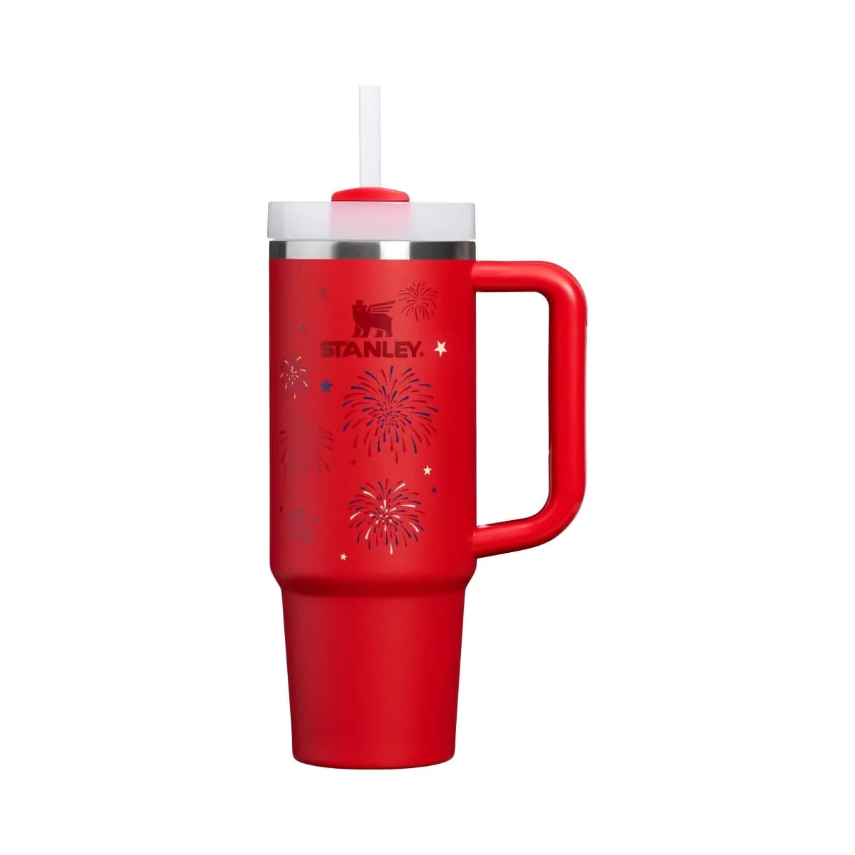 Stanley Quencher H2 0 Flowstate Tumbler Chili Red Fireworks 30 OZ