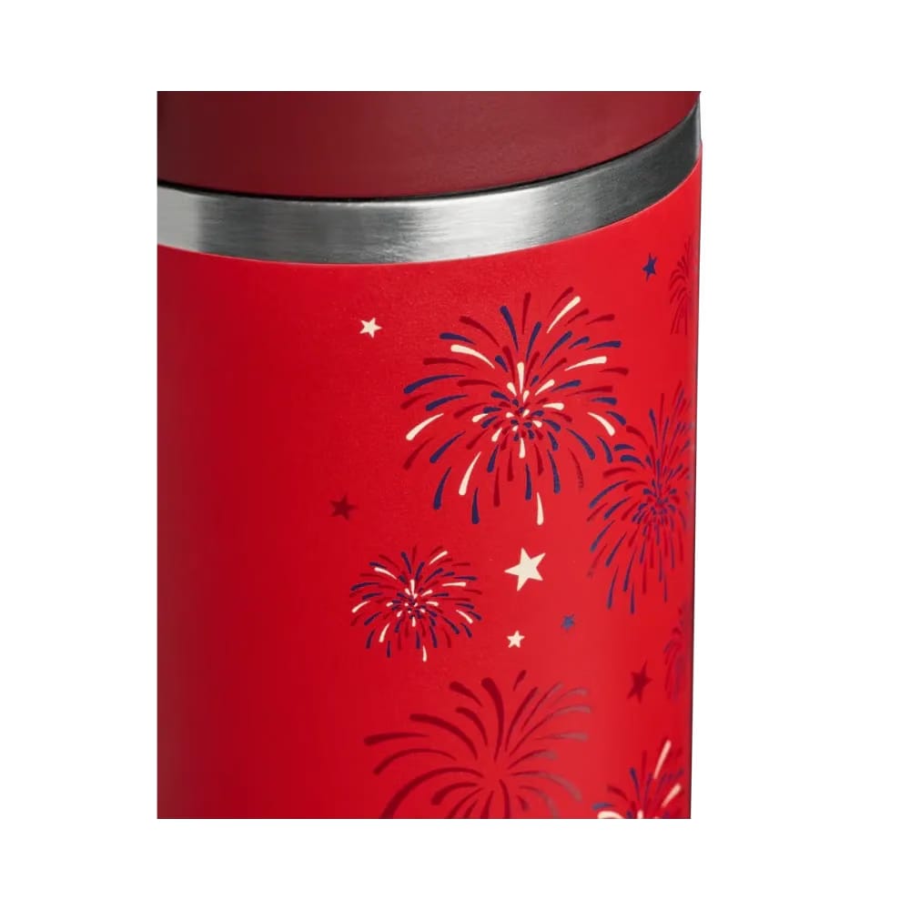 Stanley Iceflow Flip Straw Tumbler Chili Red Fireworks 30 OZ