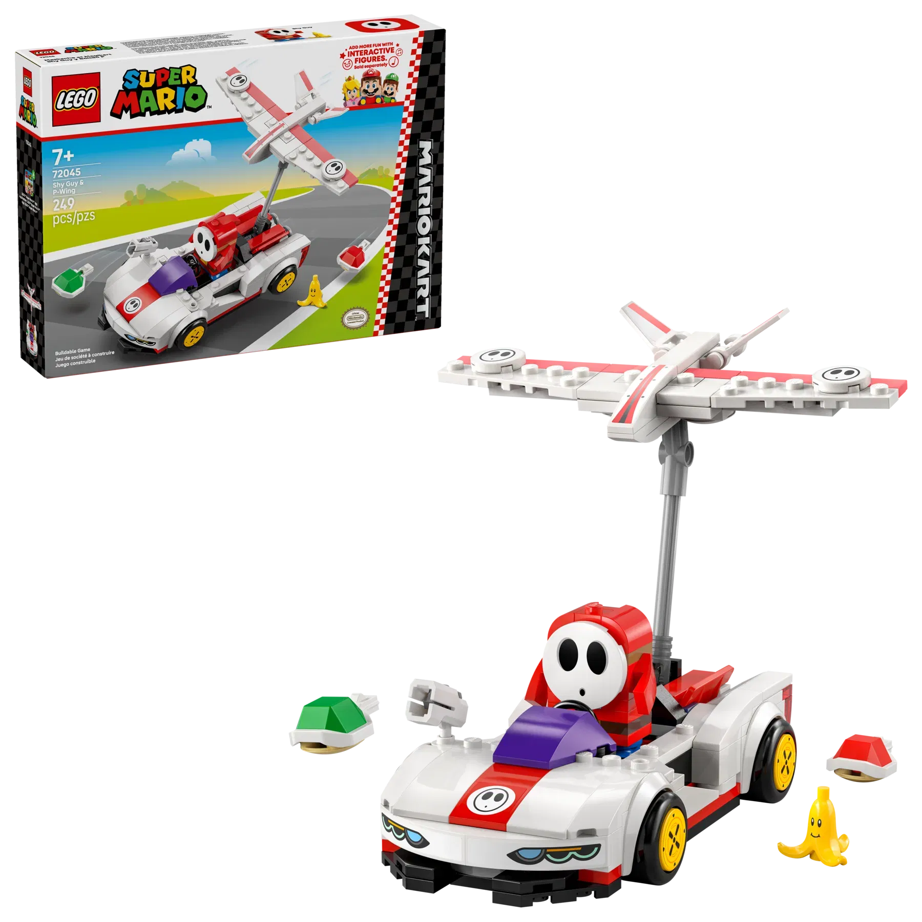 Lego Mario Kart Shy Guy PWing