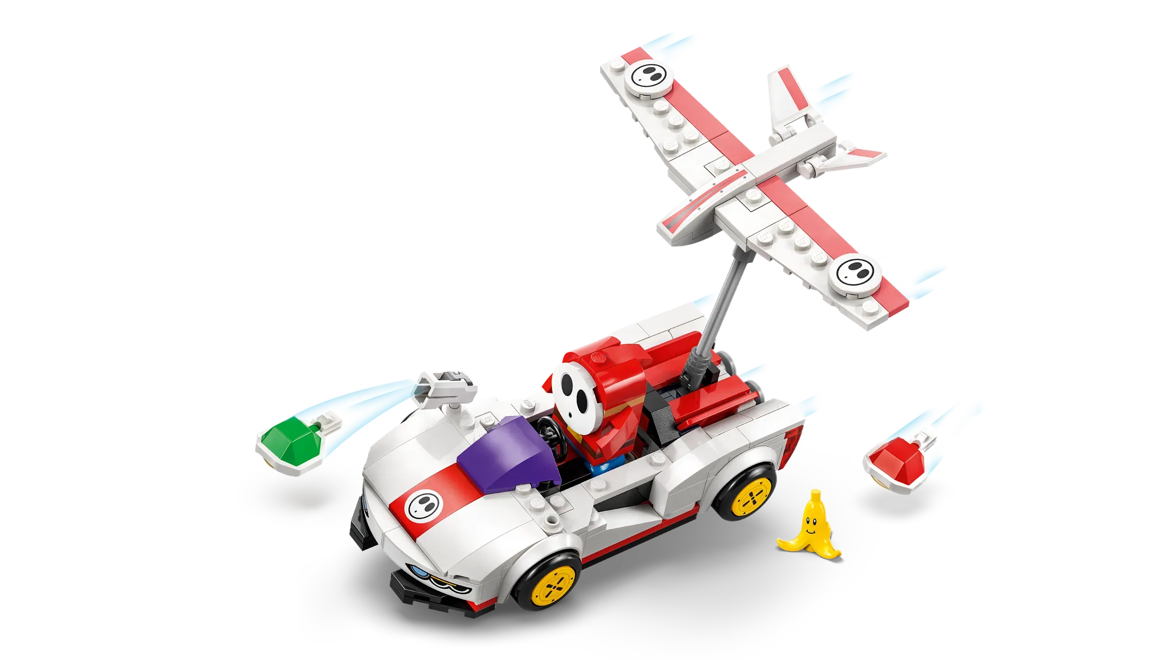 Lego Mario Kart Shy Guy PWing