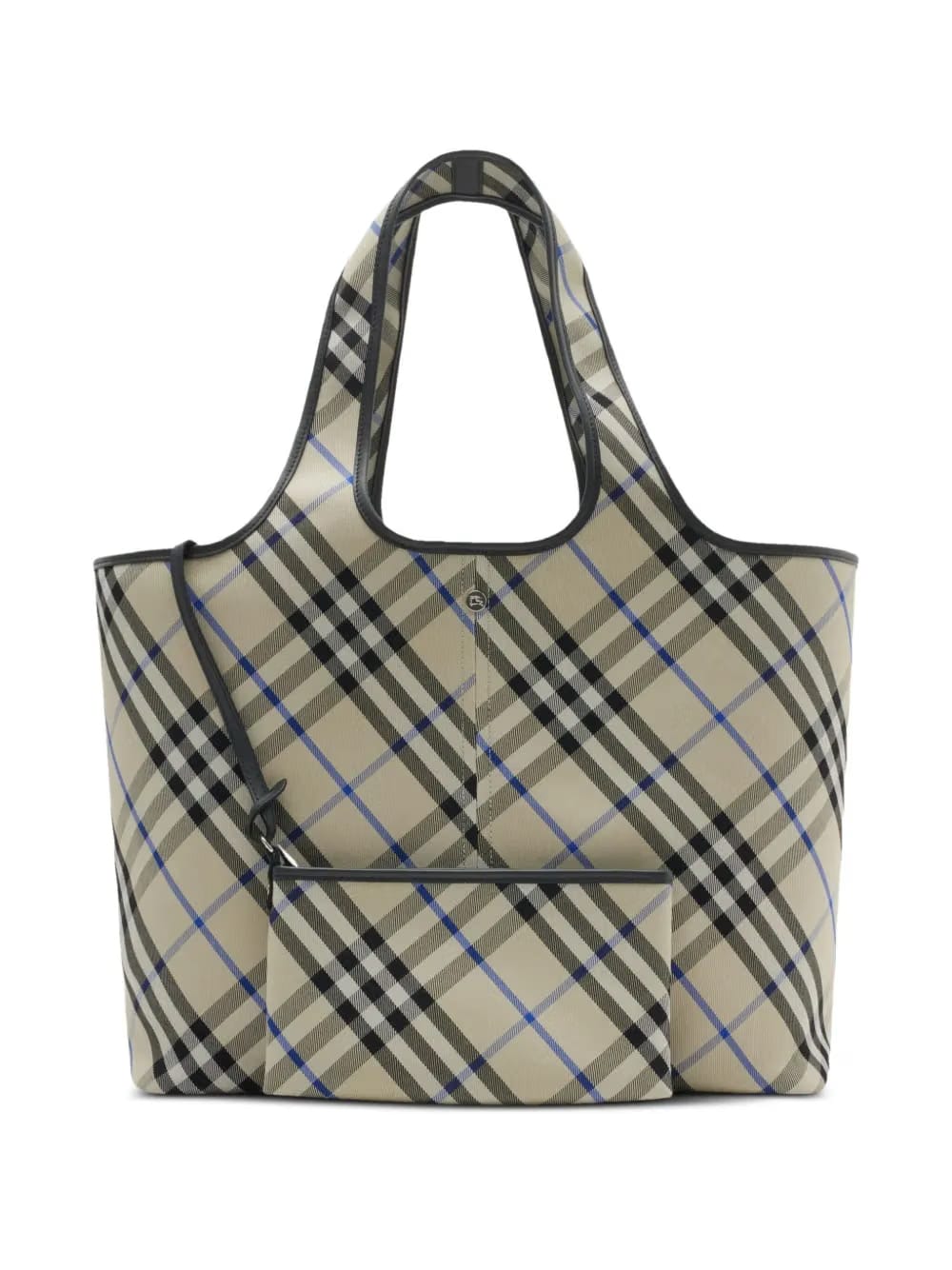 medium Check tote bag