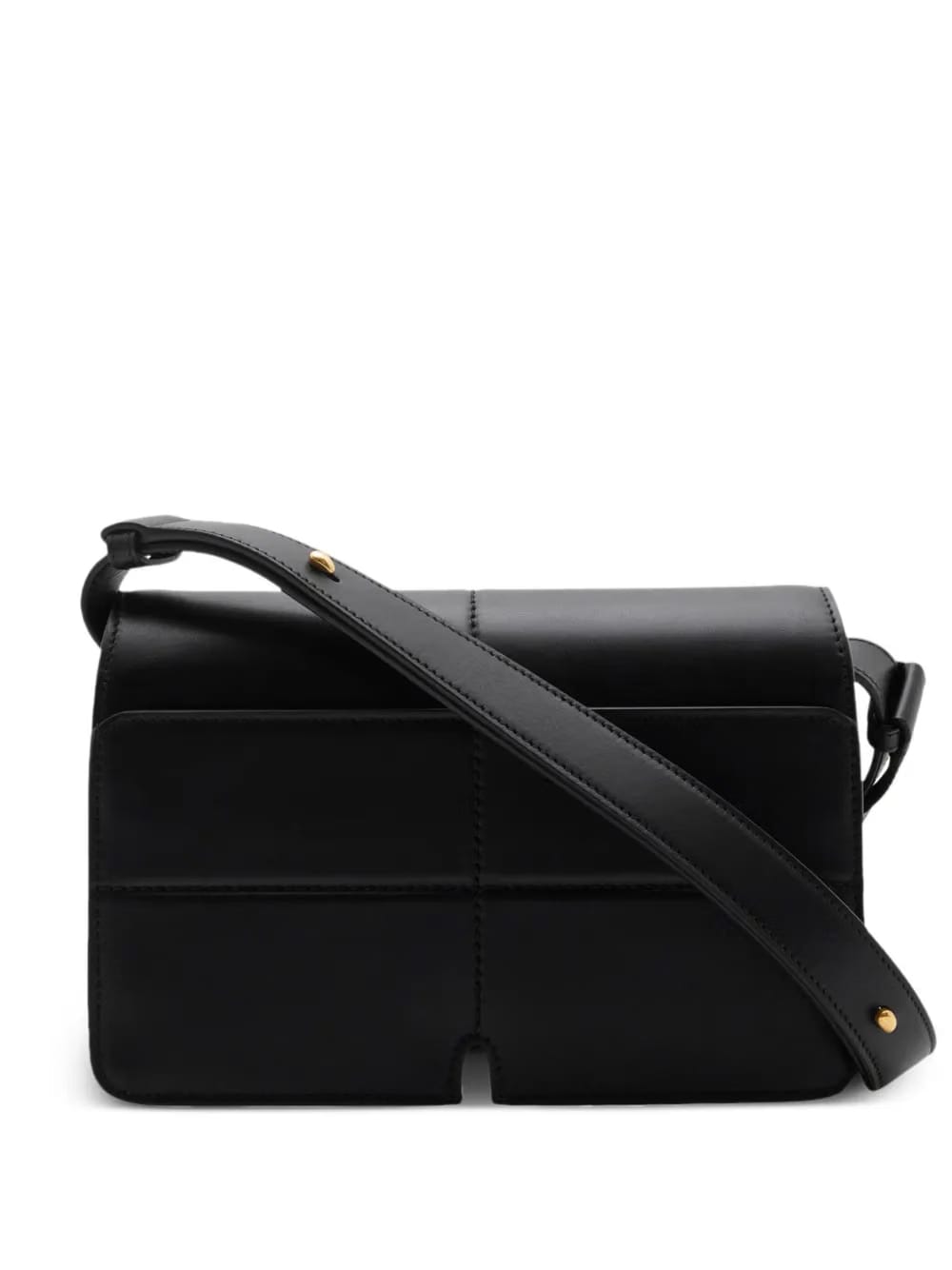 Snip leather crossbody bag