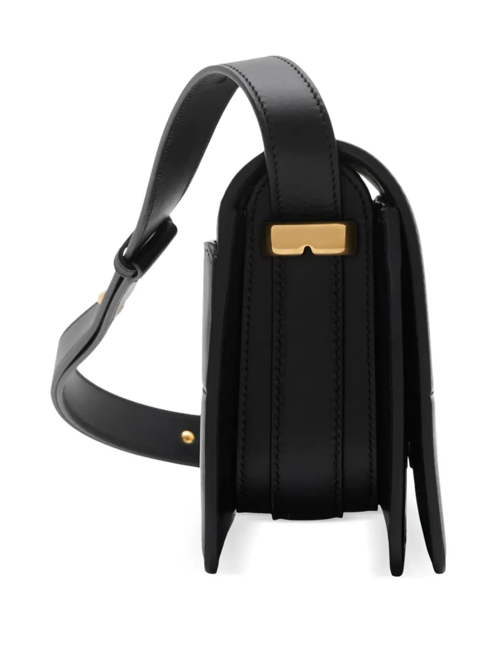 Snip leather crossbody bag