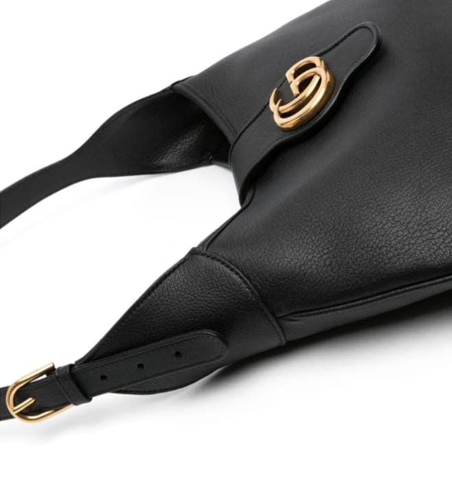 Black Aphrodite Medium Shoulder Bag