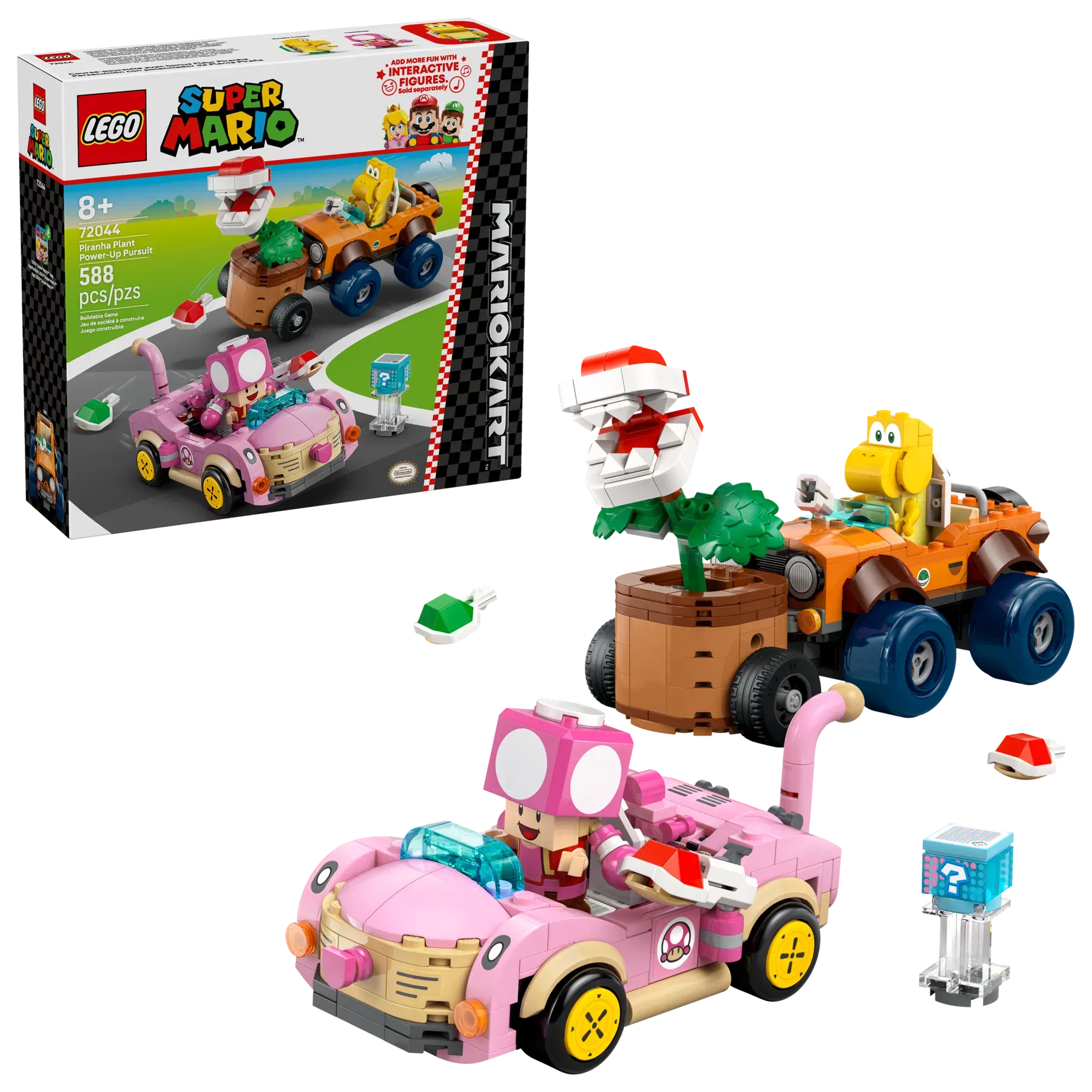 Lego Mario Kart Piranha Plant PowerUp Pursuit